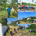 พัฒนาพื้นที่บริเวณวัดเกาะเจริญสันติธรรม